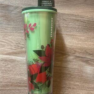 Starbucks 2021 Holiday Christmas Tumbler 24 oz Color Change New